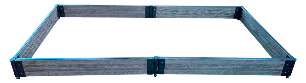 

Готовый комплект грядки Теплая грядка с угловыми элементами, 2х1 м