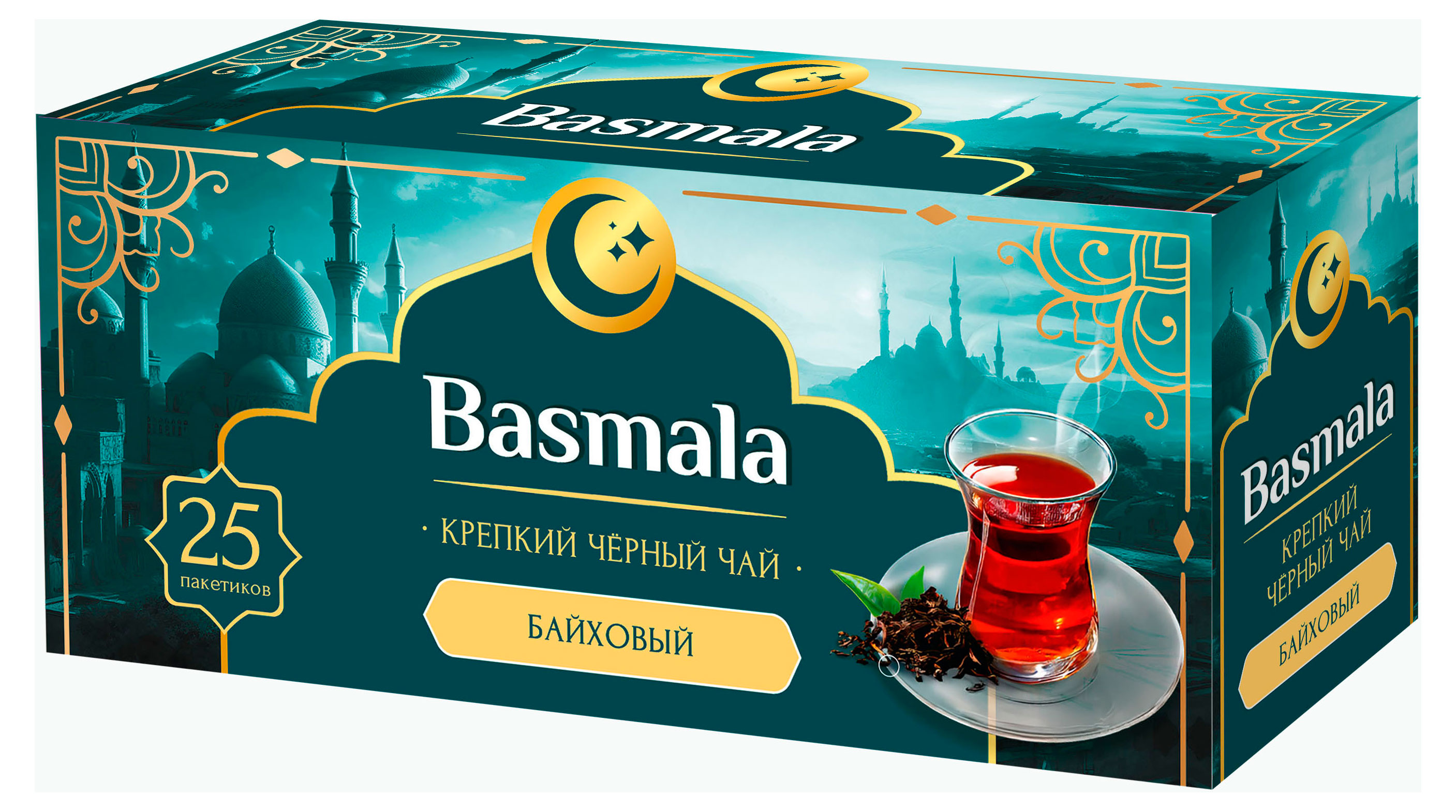 Изображение товара Чай черный Nadin Басмала, 25 пакетиков