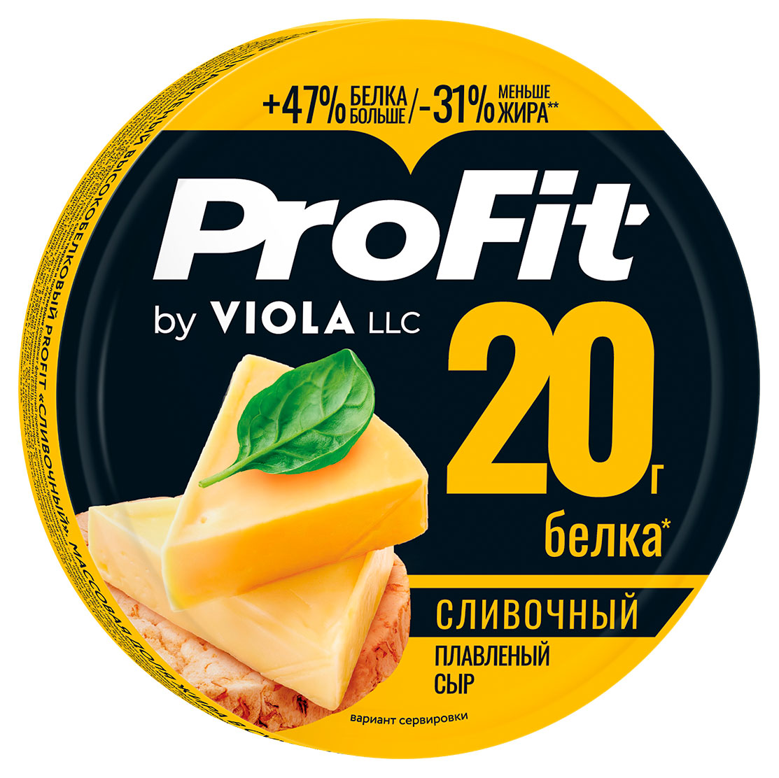 Изображение товара Viola ProFit Сыр плавленый треугольники 25 БЗМЖ 130 г