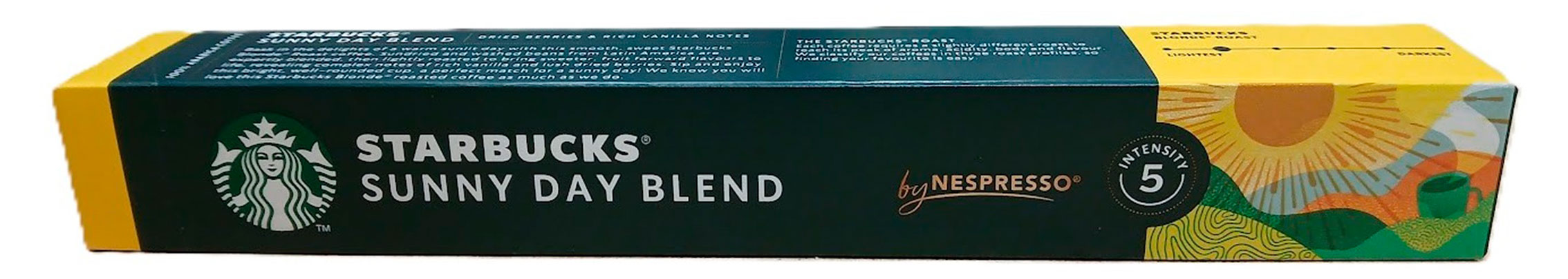 Изображение товара Кофе Starbucks Sunny Day Blend Nespresso Original 100% Арабика, светлая обжарка
