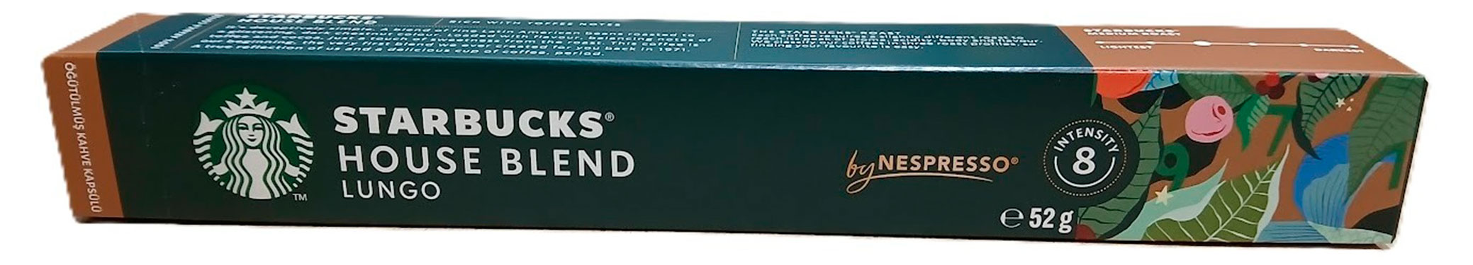 Изображение товара Кофе в капсулах Starbucks Nespresso house blend lungo 10 капсул Швейцария, 52 г