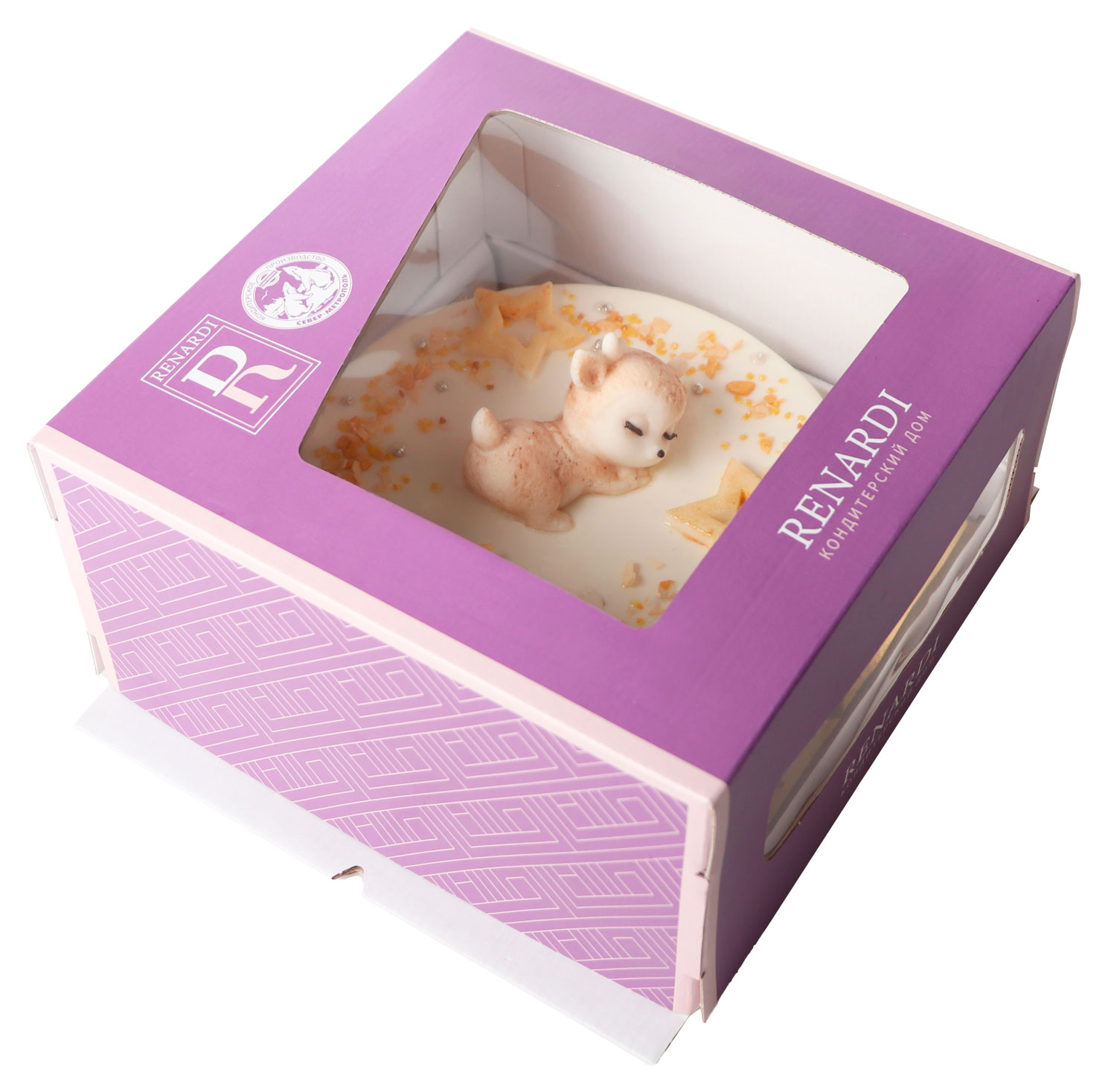 

Торт бисквитный RENARDI Сладкие грезы охлажденный, 760 г