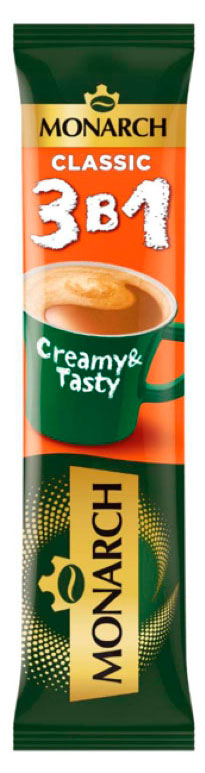 Изображение товара Кофе растворимый MONARCH Классика 3в1, 13,5 г