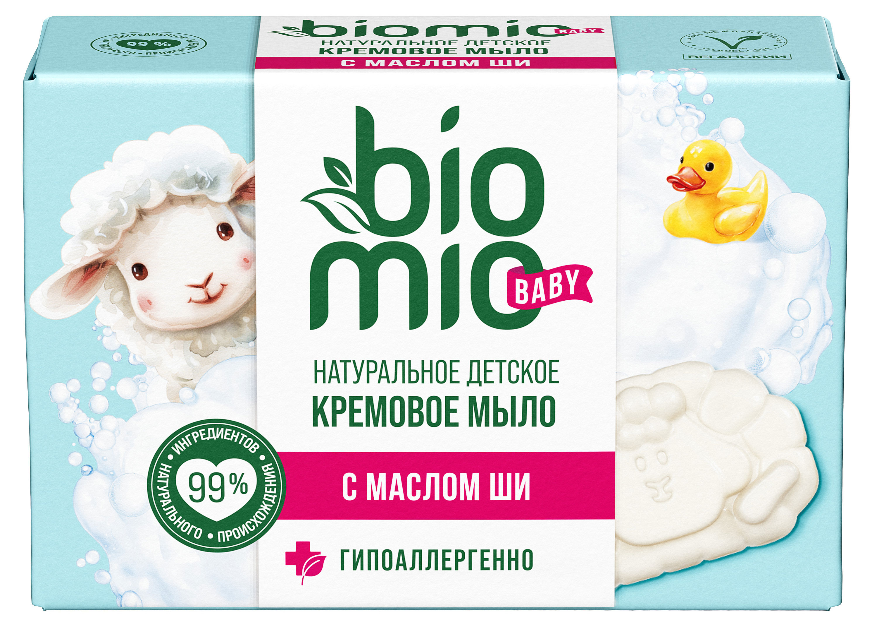 Изображение товара Детское мыло BioMio Baby BIO-SOAP с маслом ши 90 г для чувствительной кожи