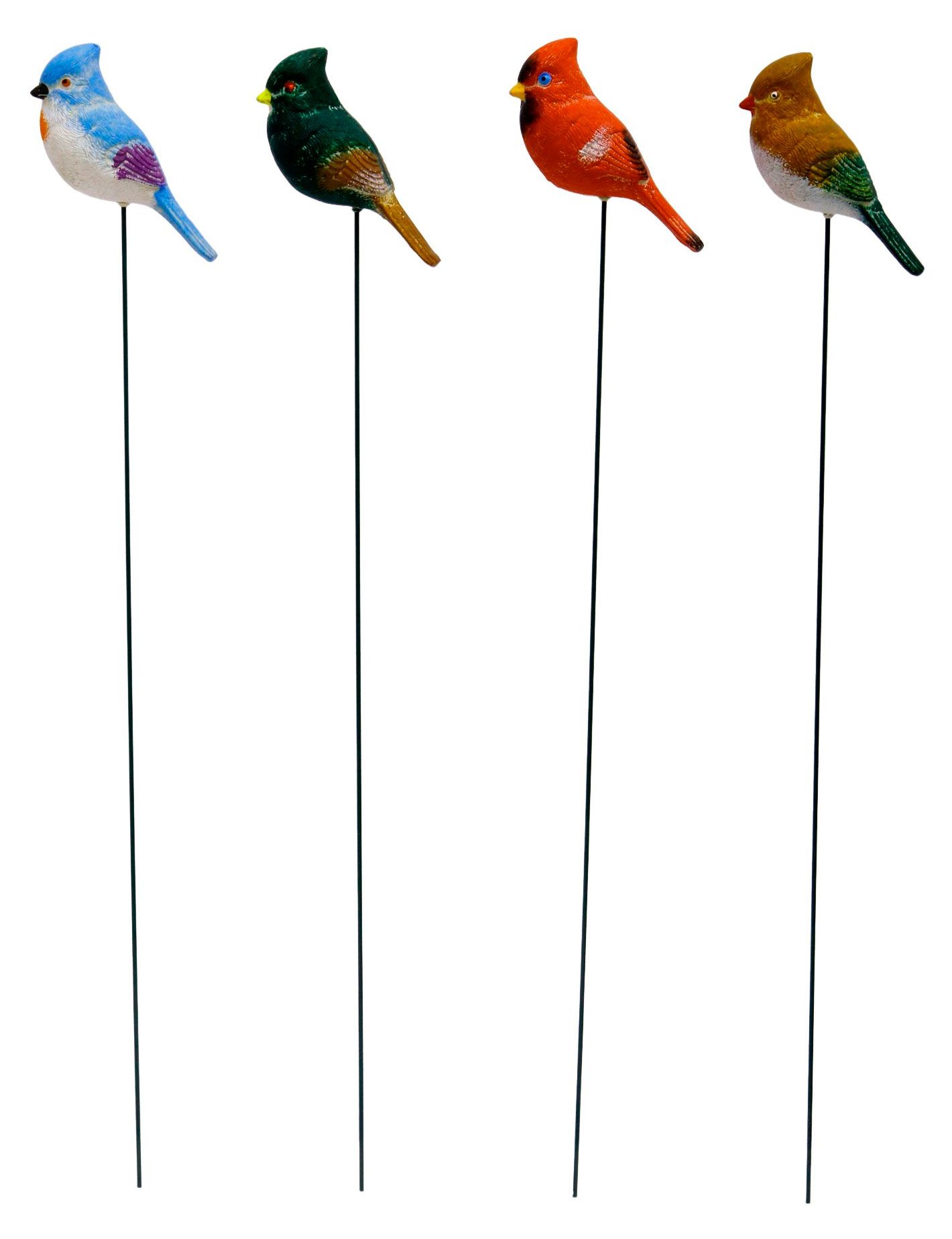 Изображение товара Штекер садовый Птицы, 12х5х60 см в ассортименте