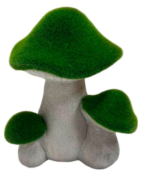 Изображение товара Фигура садовая 3 гриба, 21х18х25 см