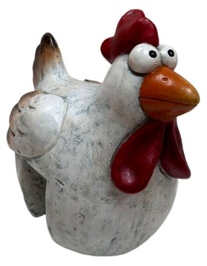 Изображение товара Фигура садовая Курица, 21х13х19 см