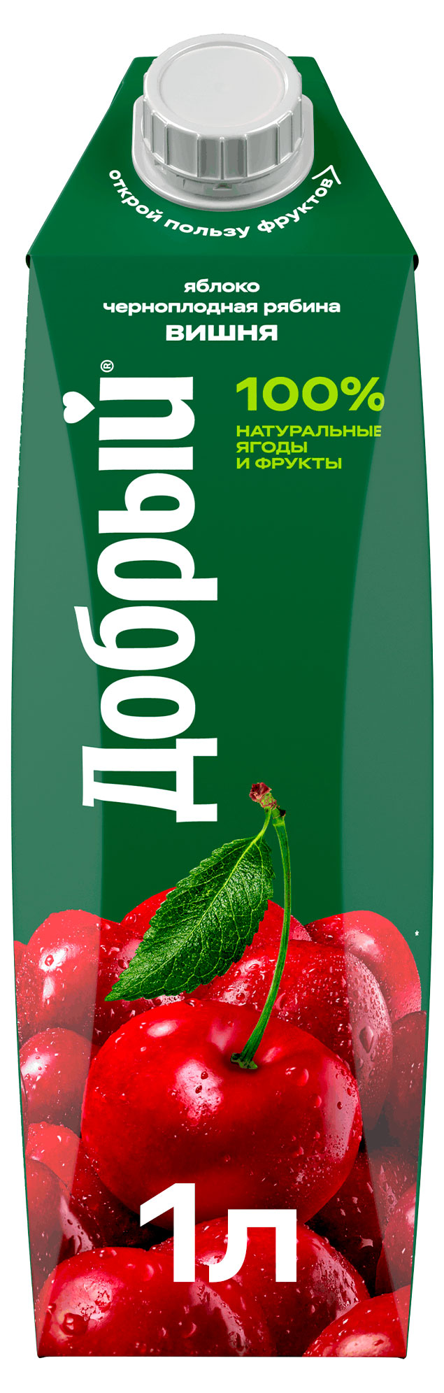 

Нектар Добрый Яблоко-Рябина-Вишня, 1 л