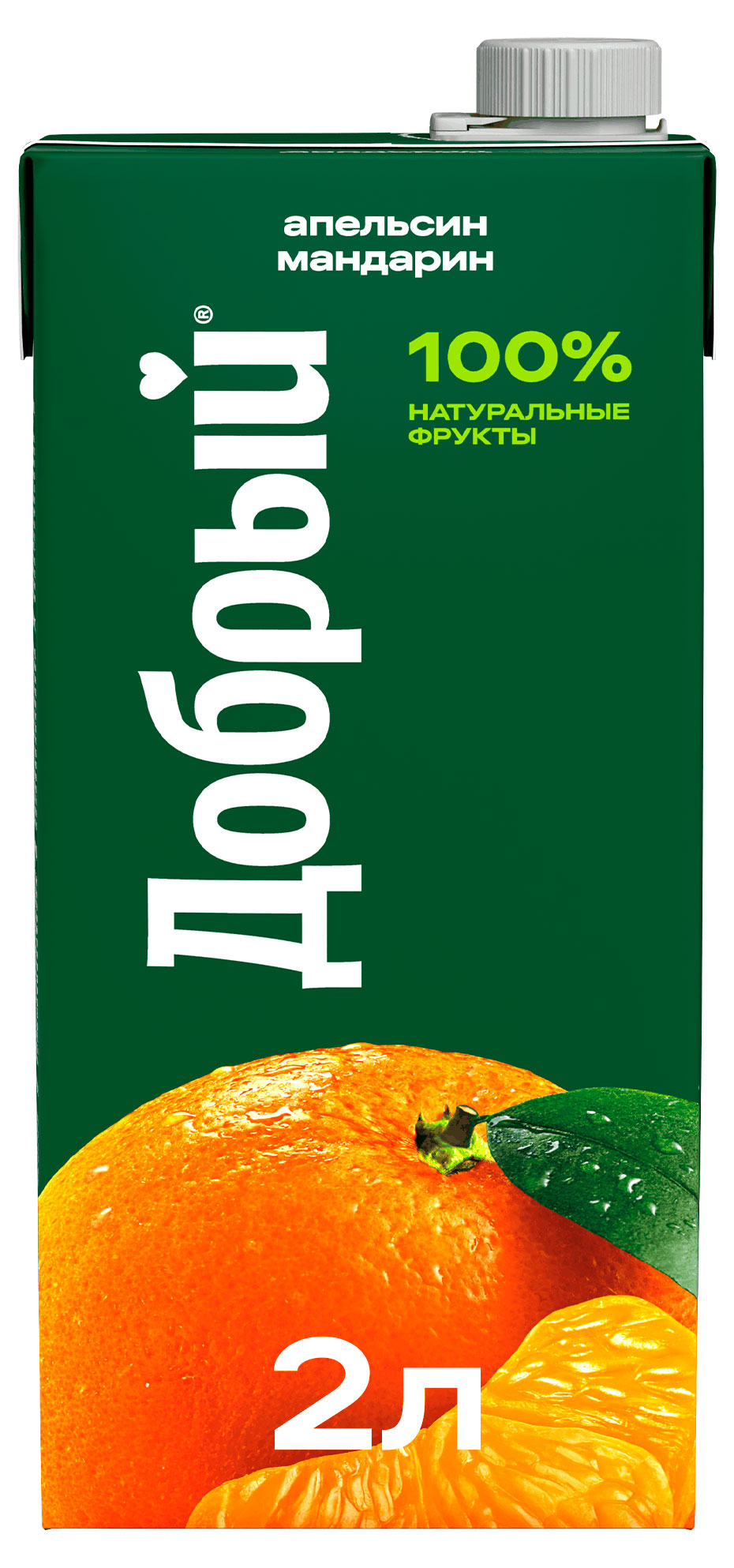 Изображение товара Напиток сокосодержащий «Добрый» апельсин мандарин, 2 л