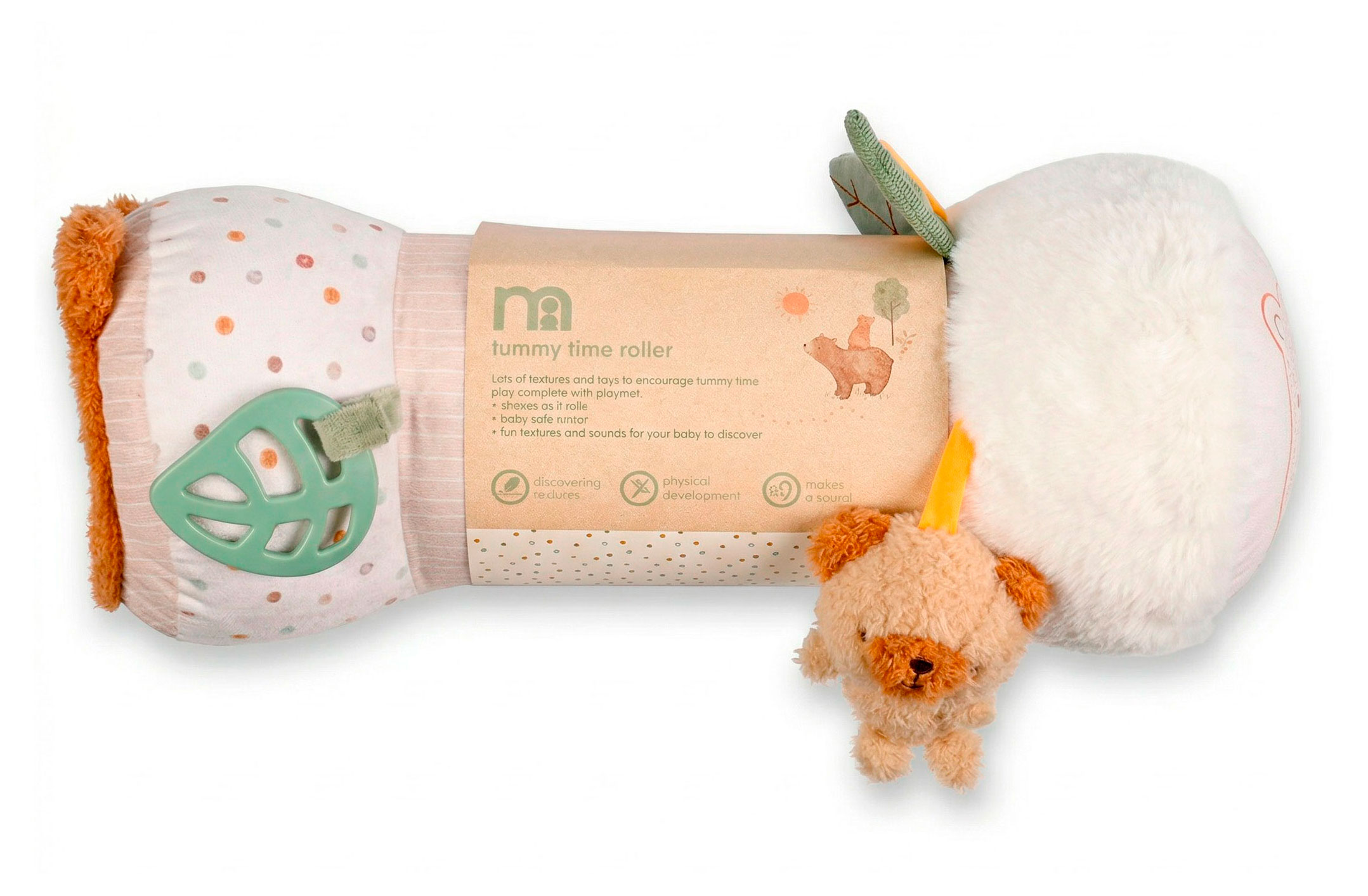Изображение товара Игрушка мягкая Mothercare Медвежонок Валик развивающий