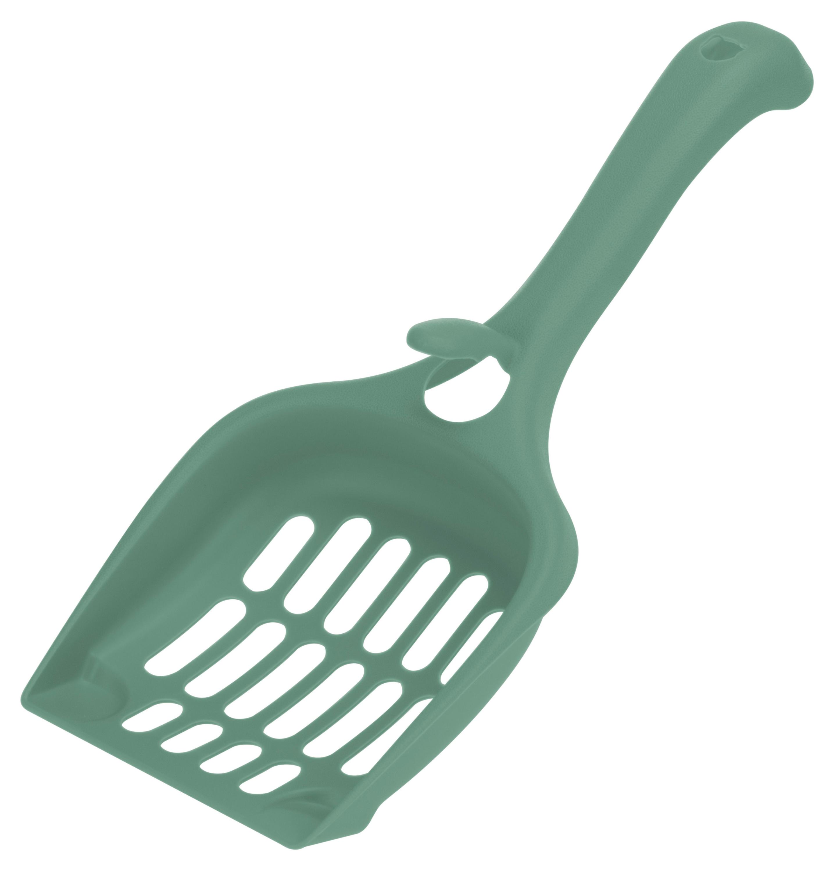 Изображение товара Совок для кошачьего туалета HOMECAT нефритовый, 22,5х10х5 см