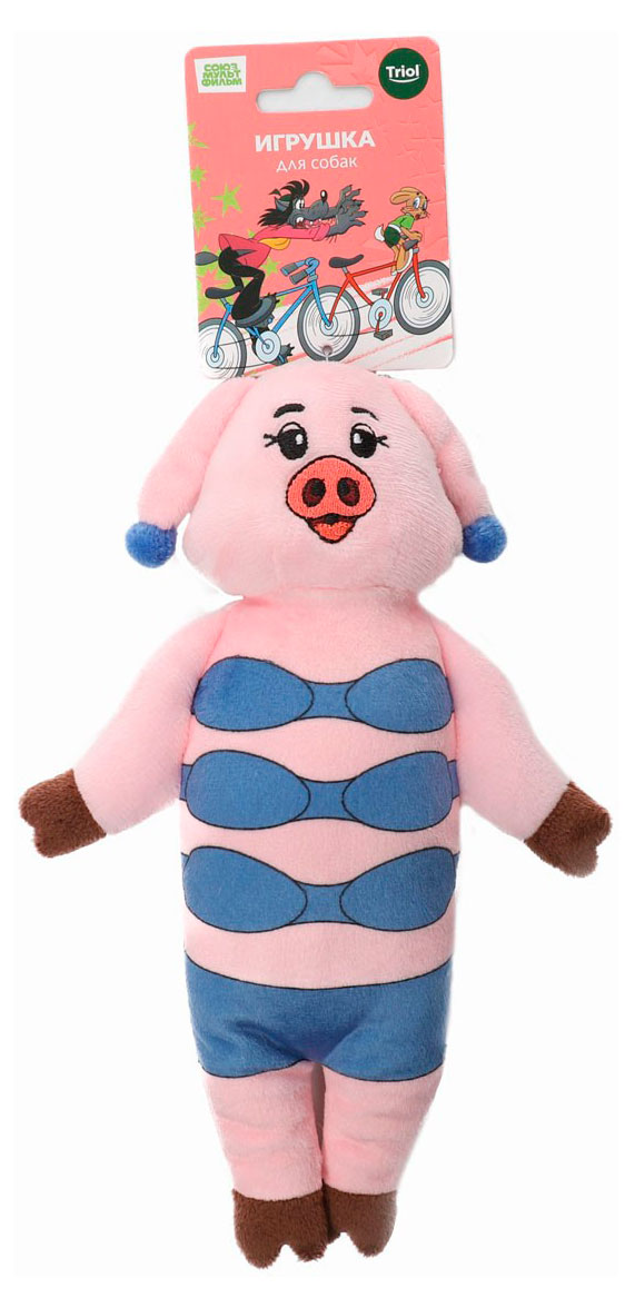 Изображение товара Игрушка для собак Triol Свинка с пищалкой 24х9х5,5 см