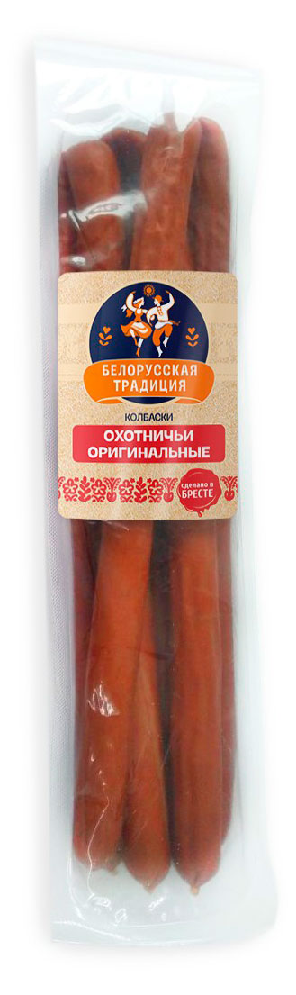 Изображение товара Колбаски полукопченые «Белорусская традиция» Охотничьи Беларусь, ~ 300 г