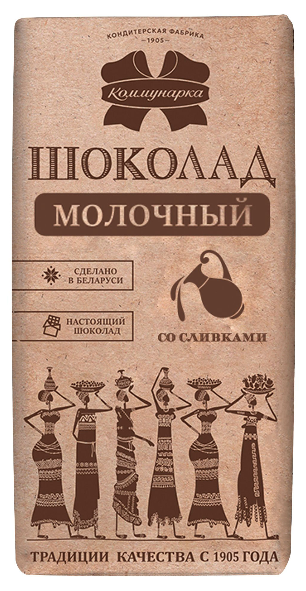 

Шоколад молочный Коммунарка со сливками Беларусь, 75 г