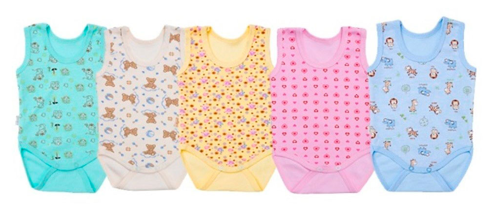 Изображение товара Боди-майка ГАМ 36/56 Для девочек, Для мальчиков 100% хлопок