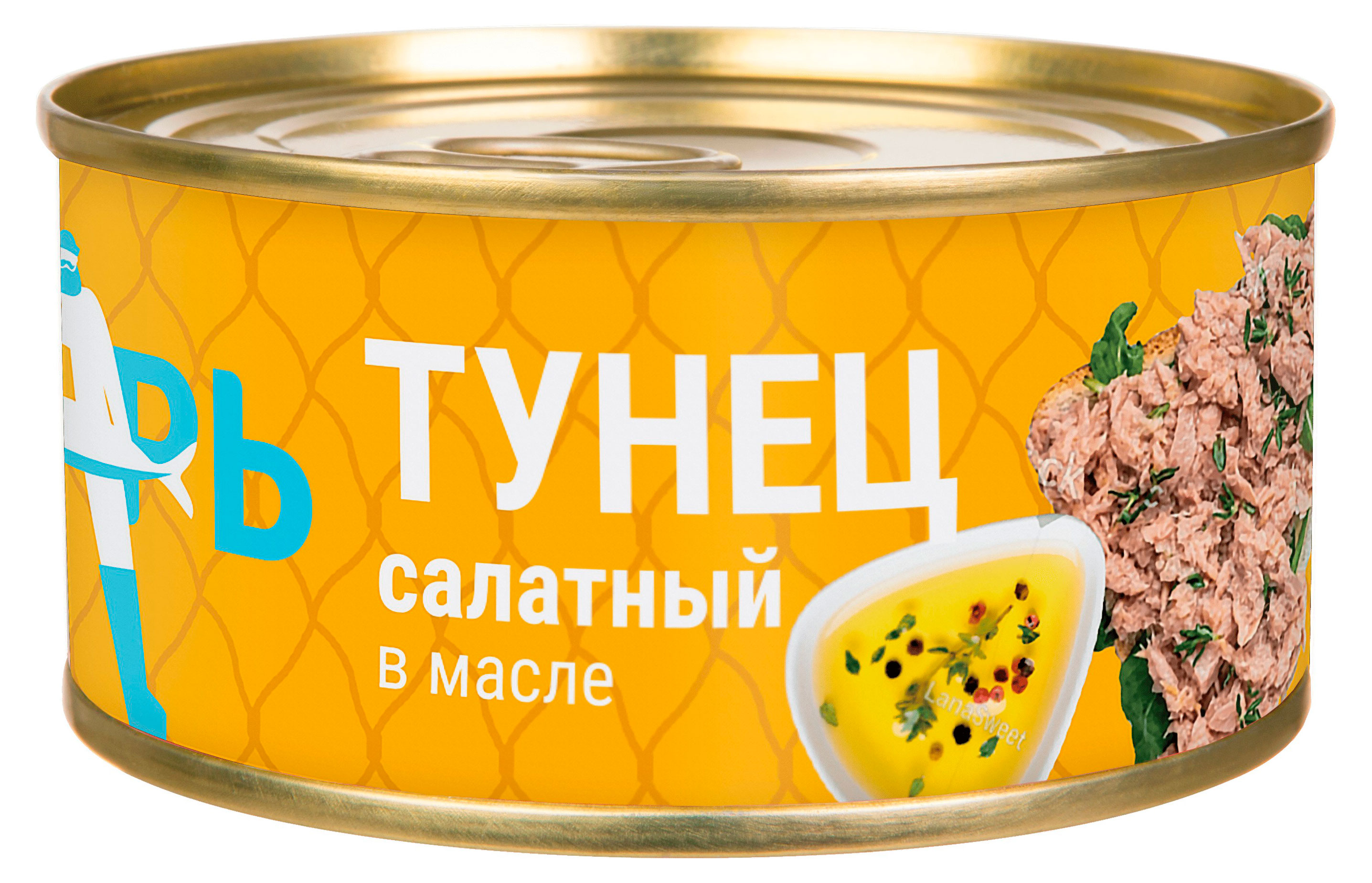 

Тунец Рыбарь Салатный в масле, 170 г