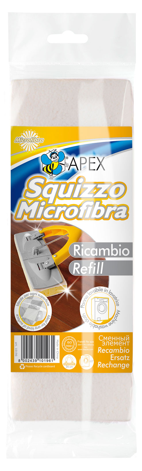 Изображение товара Сменный элемент для швабры «APEX» Squizzo Ricambio Refill