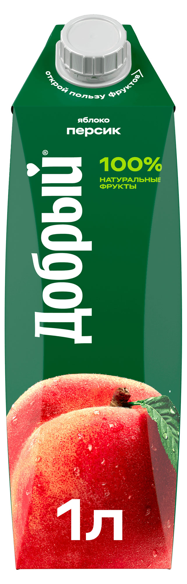 Изображение товара Напиток Добрый Персик-Яблоко нектар с мякотью 1 л