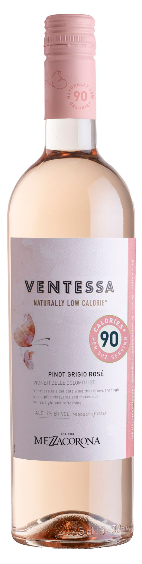 

Вино Ventessa Пино Гриджио Розе розовое полусухое Италия, 0,75 л