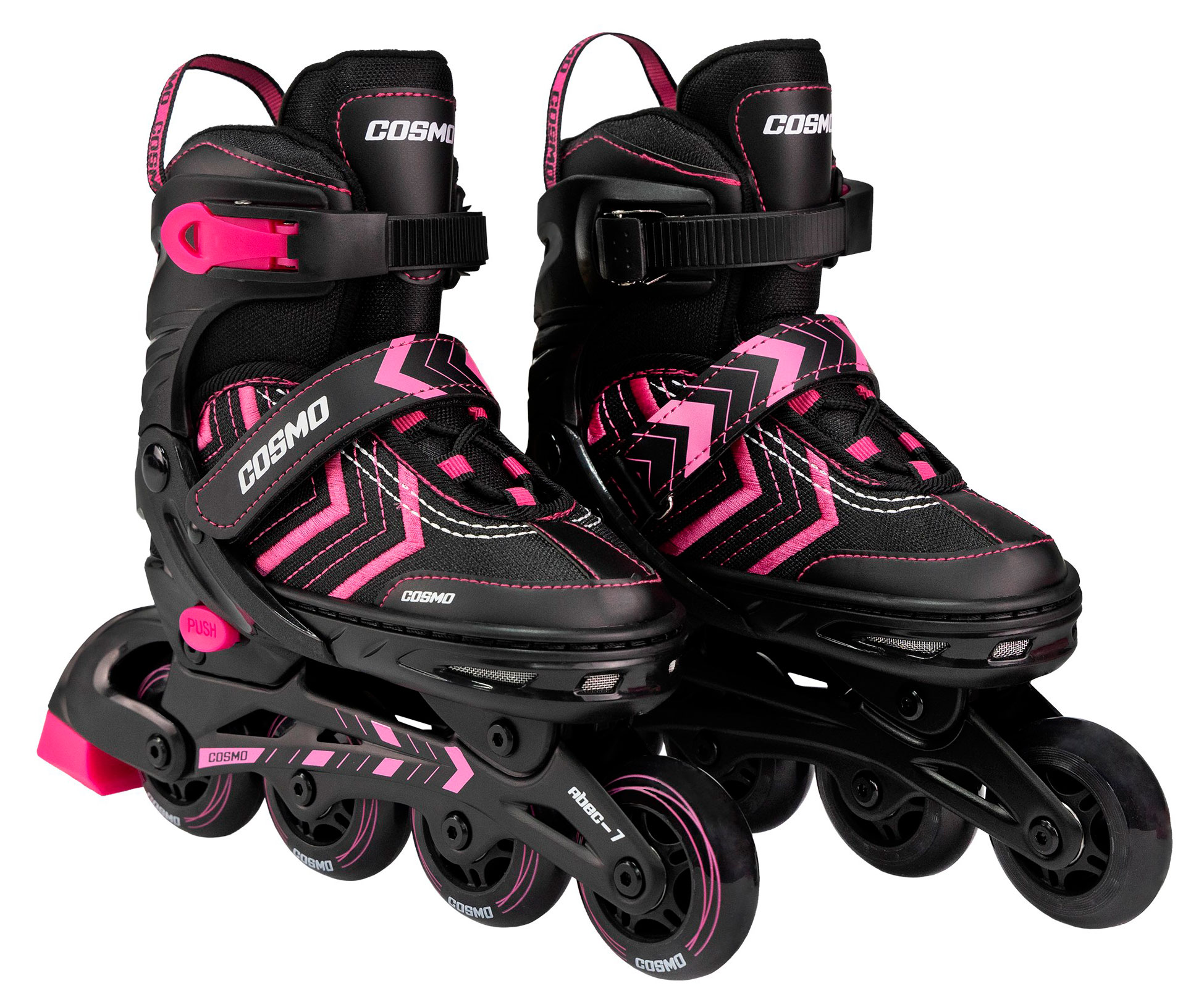 

Ролики Cosmoride Freerider черно-розовые, р.35-38