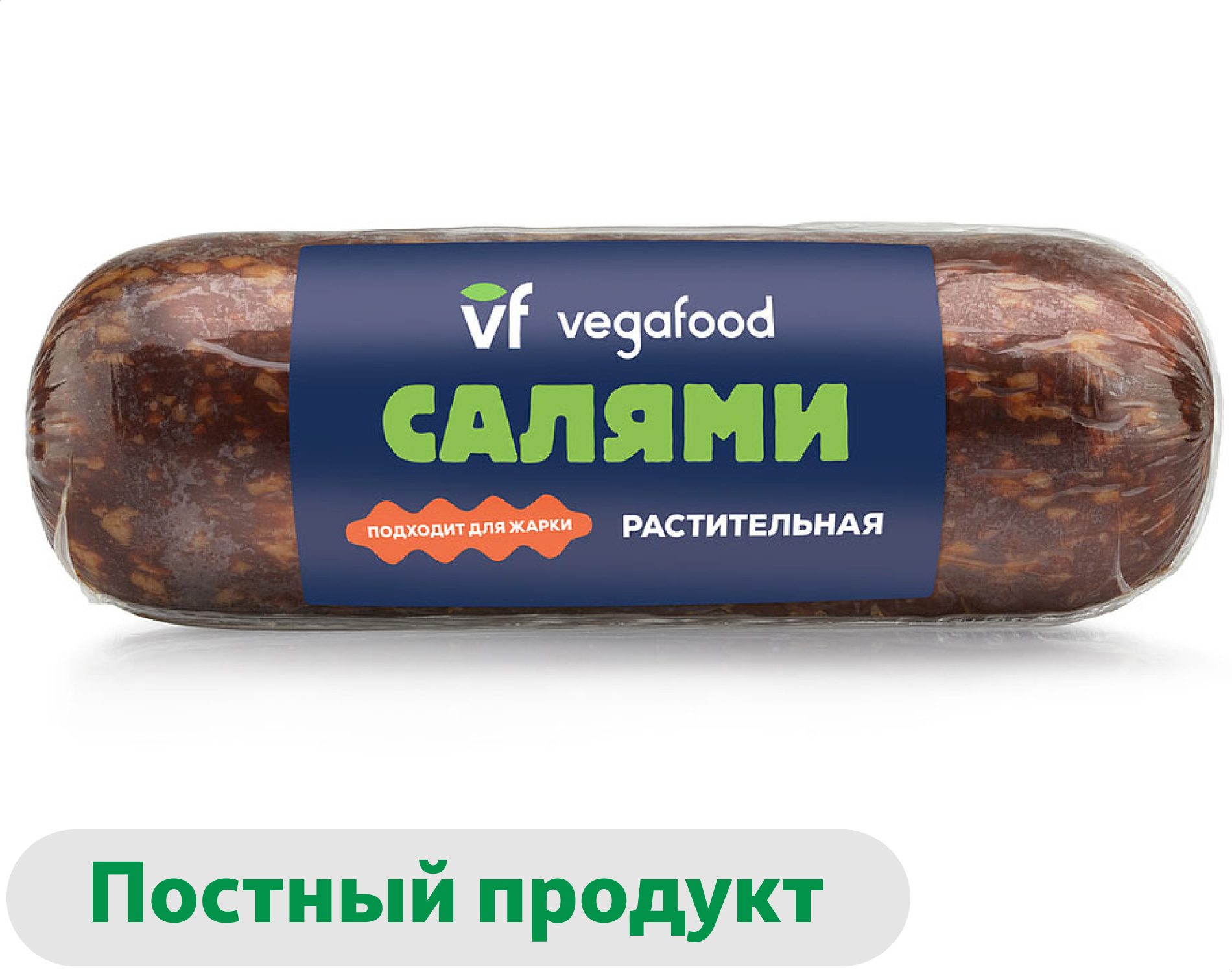 Изображение товара Веганская колбаса Vegafood Vegan Салями для жарки 250 г веганский продукт