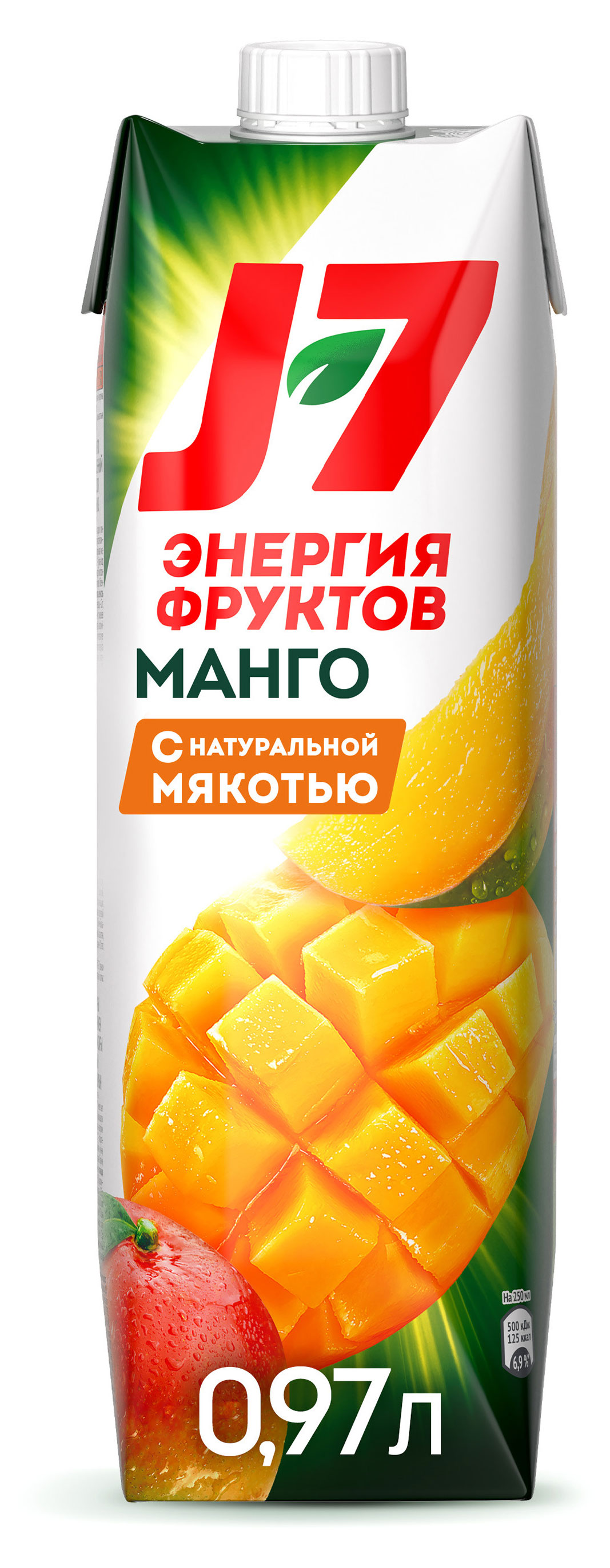 Изображение товара Нектар J7 Манго с мякотью, 970 мл