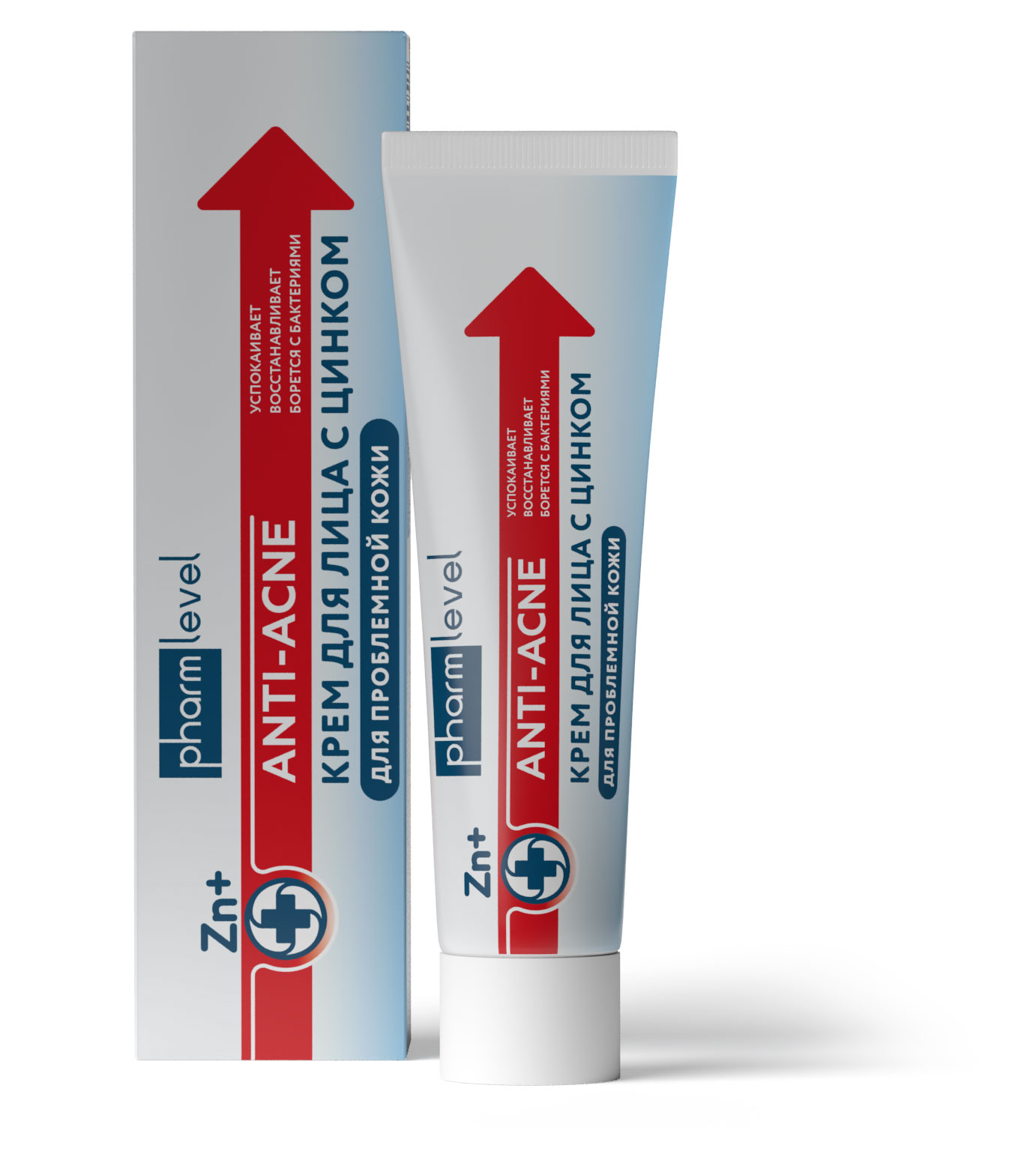 Изображение товара Крем для лица Pharmlevel с цинком для проблемной кожи 50 мл