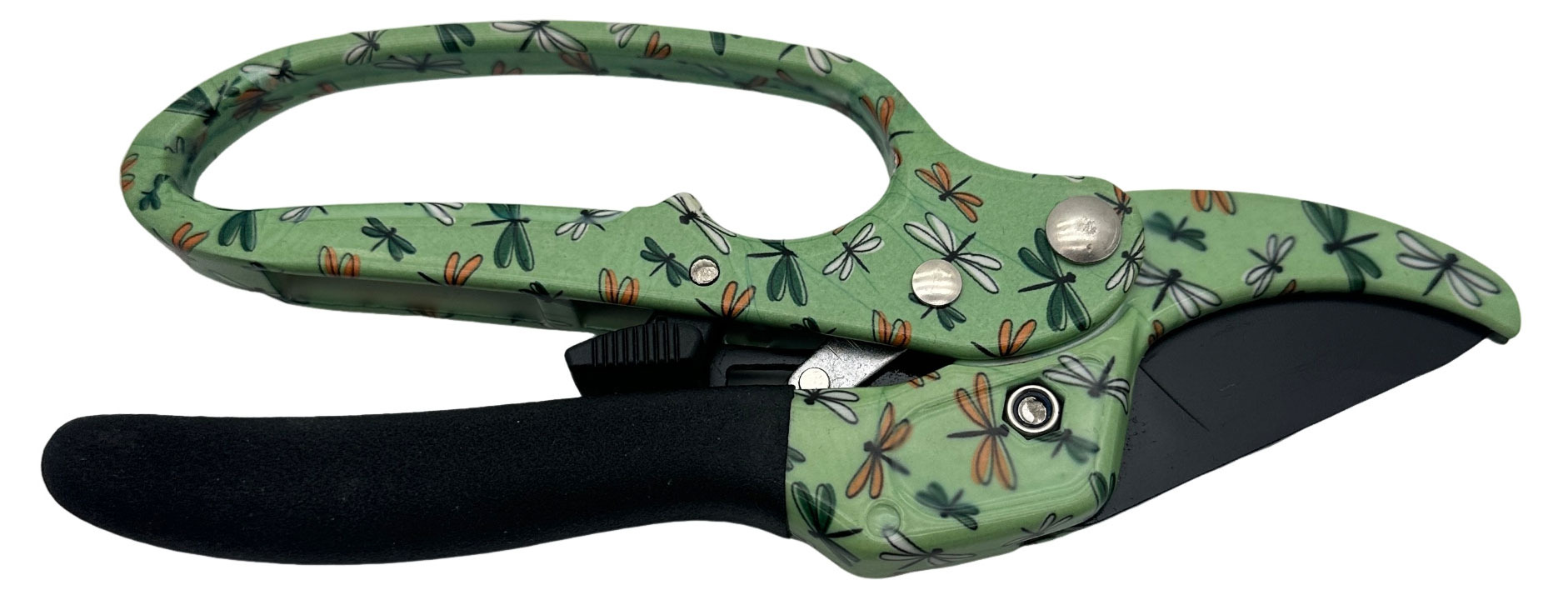 Изображение товара Секатор плоскостной садовый Стрекозы, 20х7,8х1,9 см