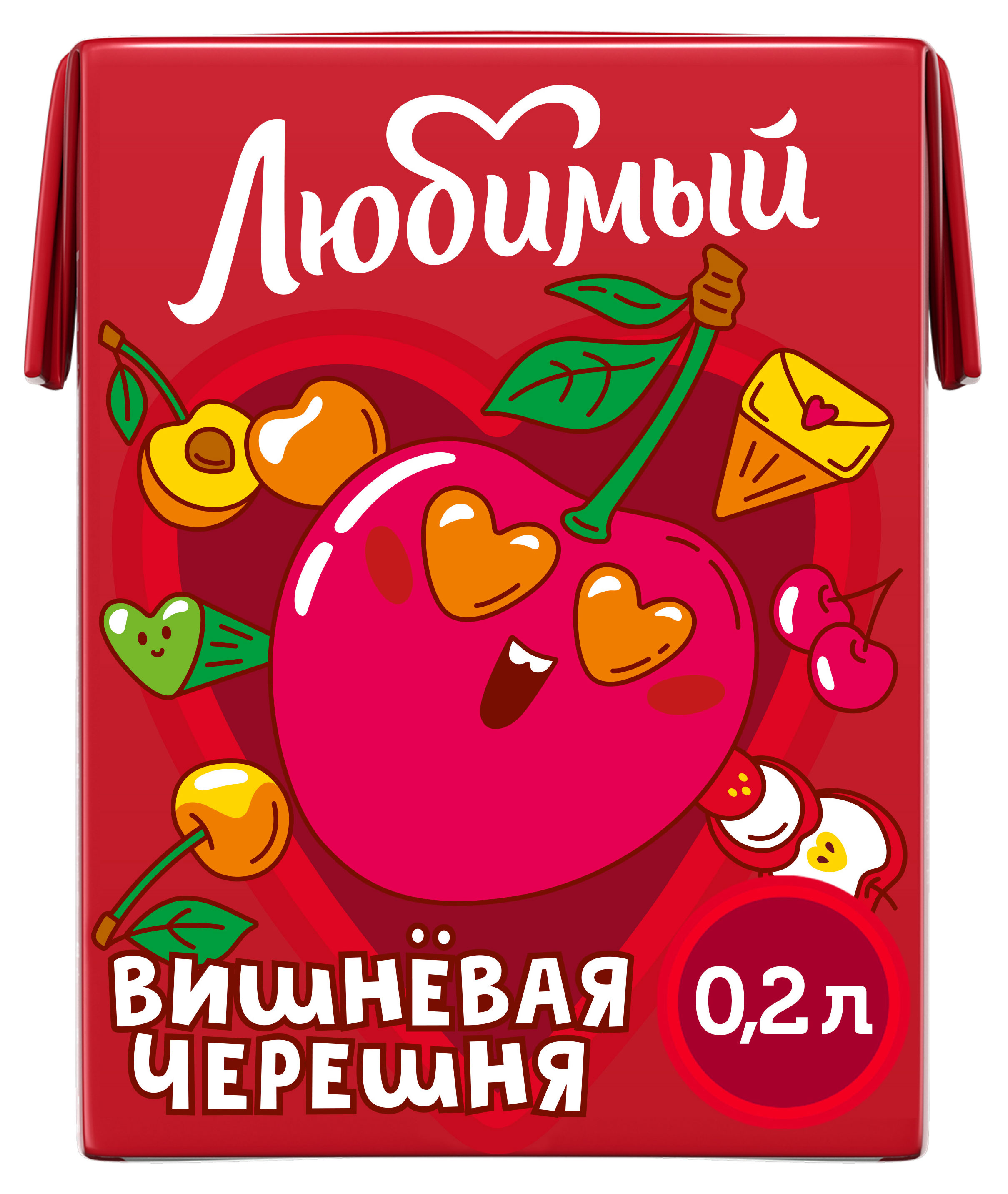 

Напиток сокосодержащий Любимый Вишневая черешня, 200 мл