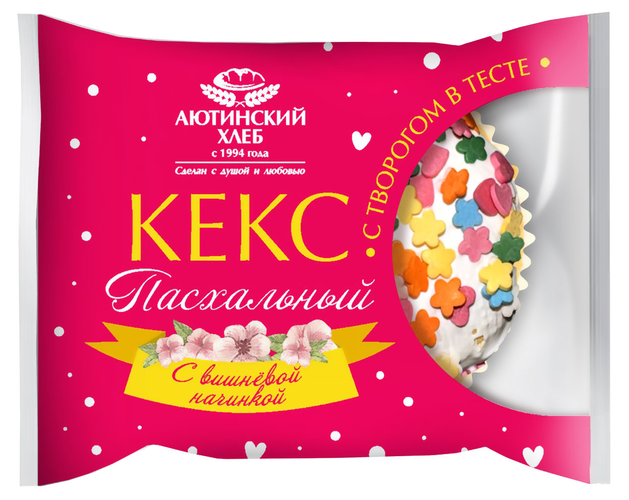 Изображение товара Кулич ИП Гуковская М.Ю. с вишневой начинкой 70 г