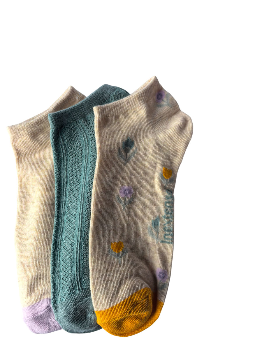 Изображение товара Носки женские InExtenso укороченные 3 пары, р 35/38-39/42