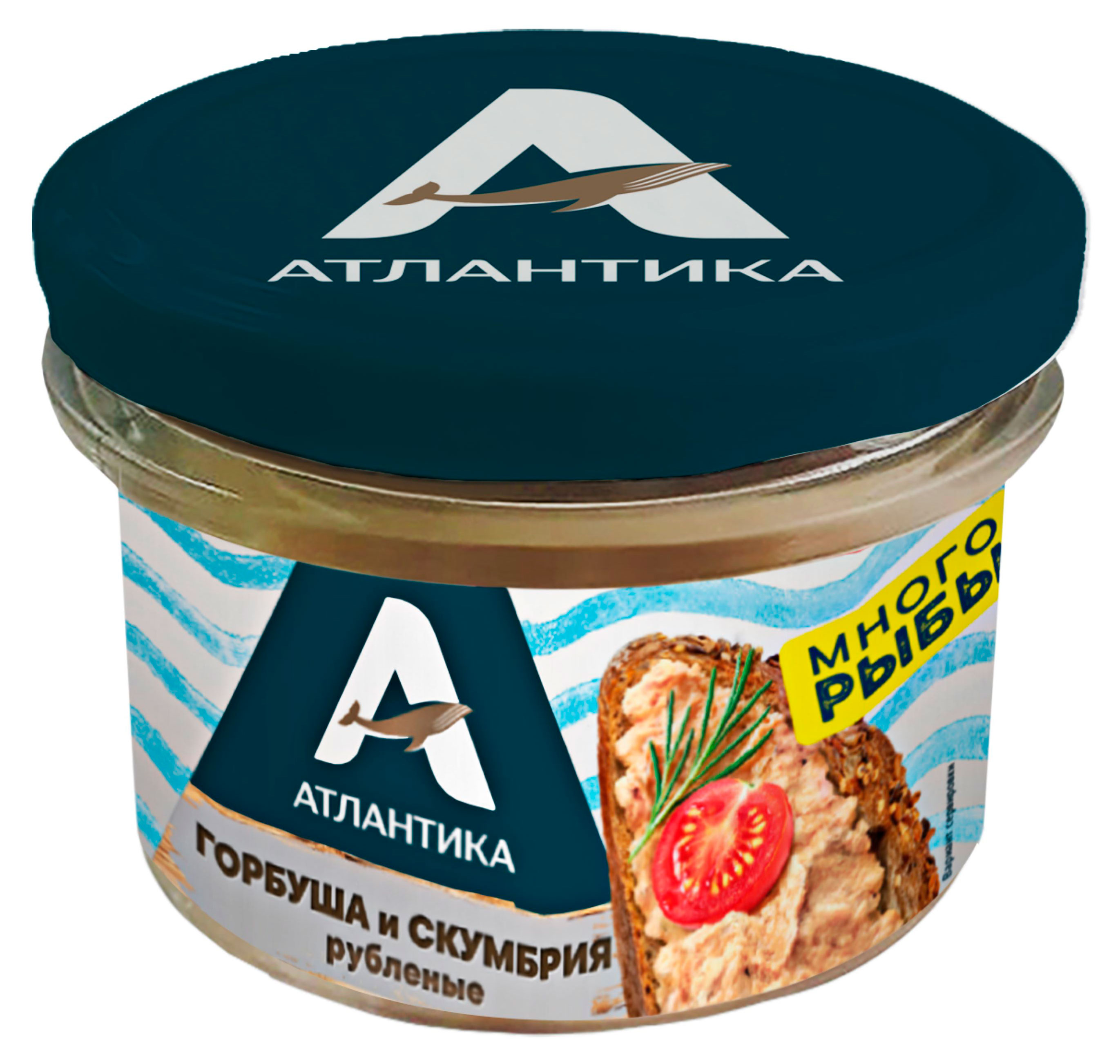 

Горбуша дальневосточная и скумбрия атлантическая рубленые Атлантика, 150 г