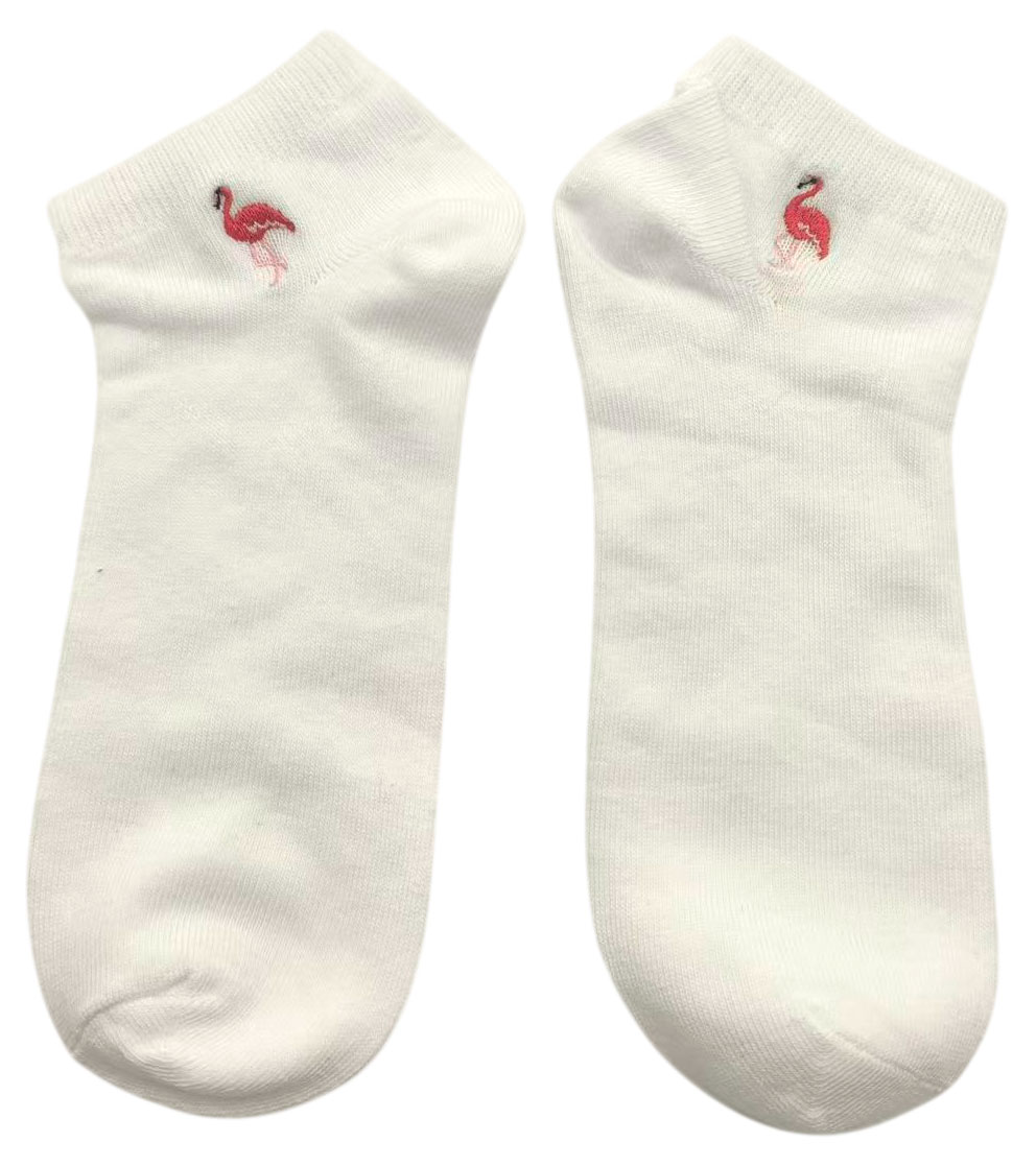 Изображение товара Носки женские укороченные белые, р 38-42