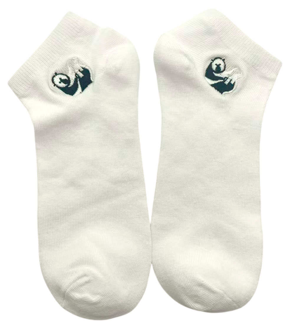Изображение товара Носки женские укороченные белые, р 38-42
