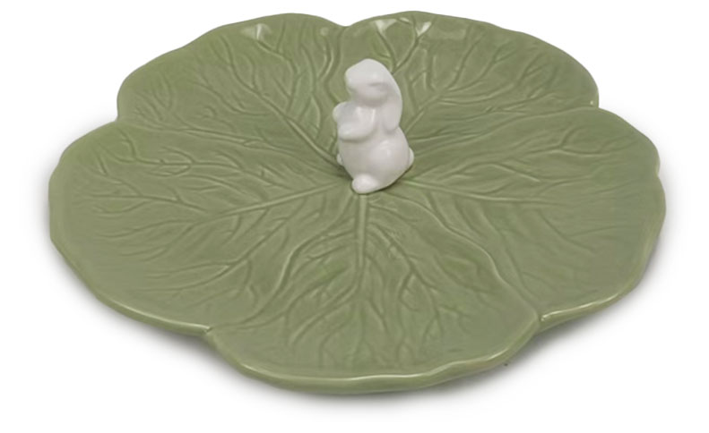 

Тарелка десертная Actuel капуста с зайчиком зеленая, d 21 см