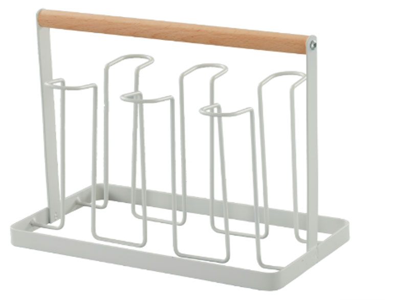 Изображение товара Подставка-сушилка для стаканов Actuel белый, 23x13x19 см