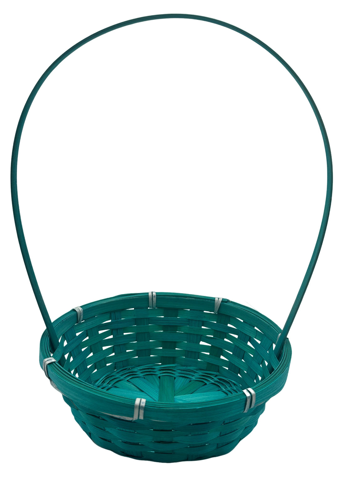 Изображение товара Корзина цветная бамбук 20х16 см, 1 шт в ассортименте