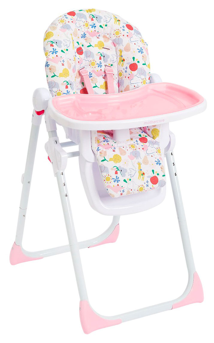 

Стул для кормления Mothercare розовый, 1 шт