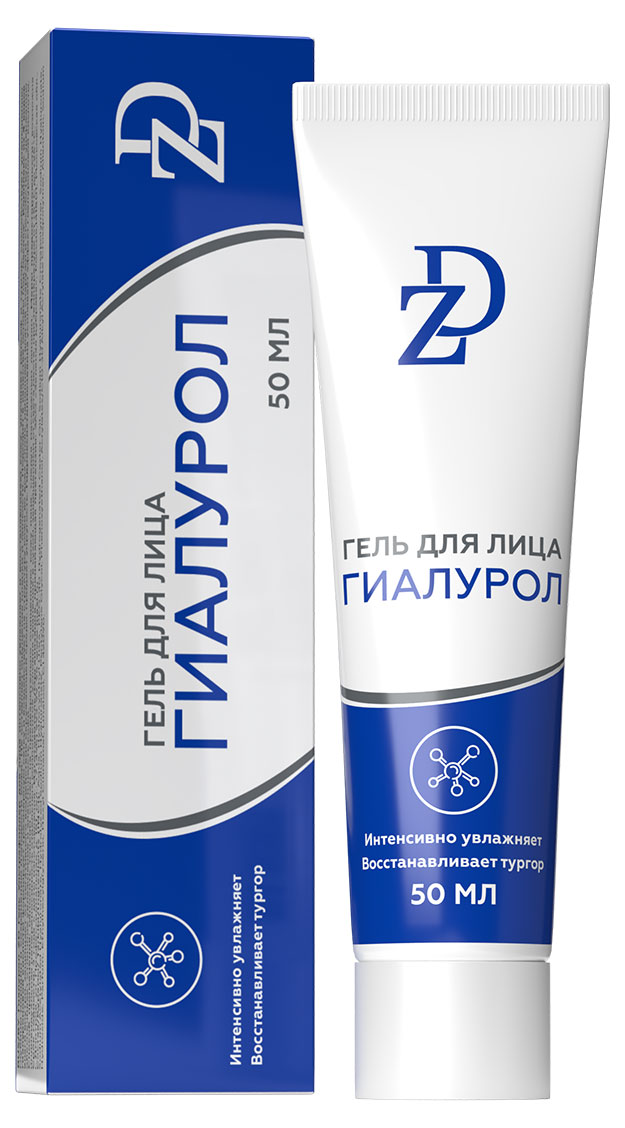 Изображение товара Гель для лица и тела Зелёная Дубрава гиарулол ZD объем 50 мл для увлажнения и разглаживания кожи