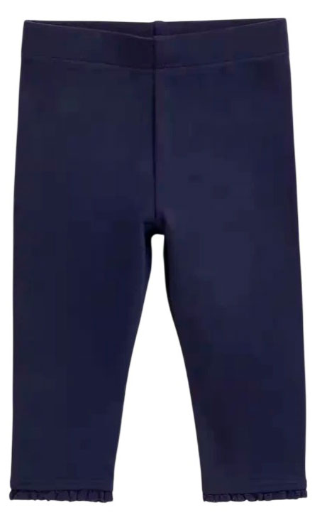 Изображение товара Леггинсы Mothercare для девочек с оборками, темно-синие