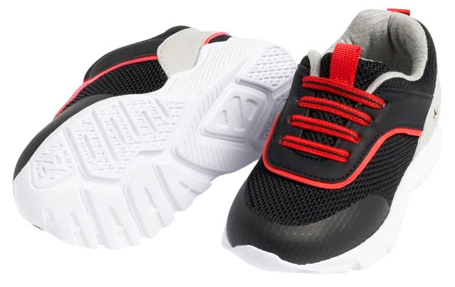 

Кроссовки для мальчика Mothercare черно-красные, р.23-34