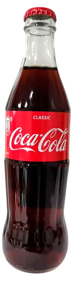Изображение товара Кола Coca-Cola Classic Грузия 330 мл, стеклянная бутылка, вкус оригинал