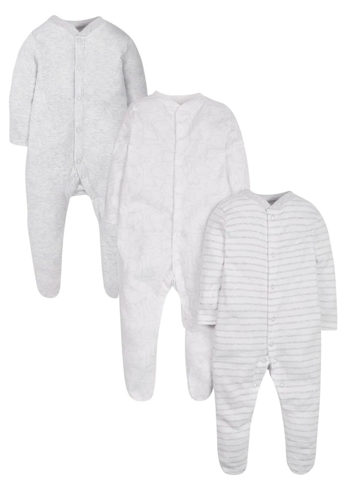 

Комбинезоны для новорожденных Mothercare 3 шт, р.44-86