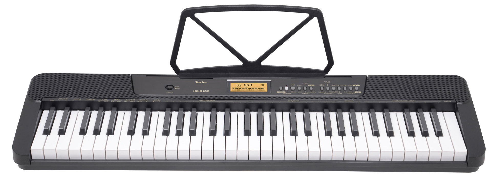 Изображение товара Синтезатор Tesler KB-6135 черный