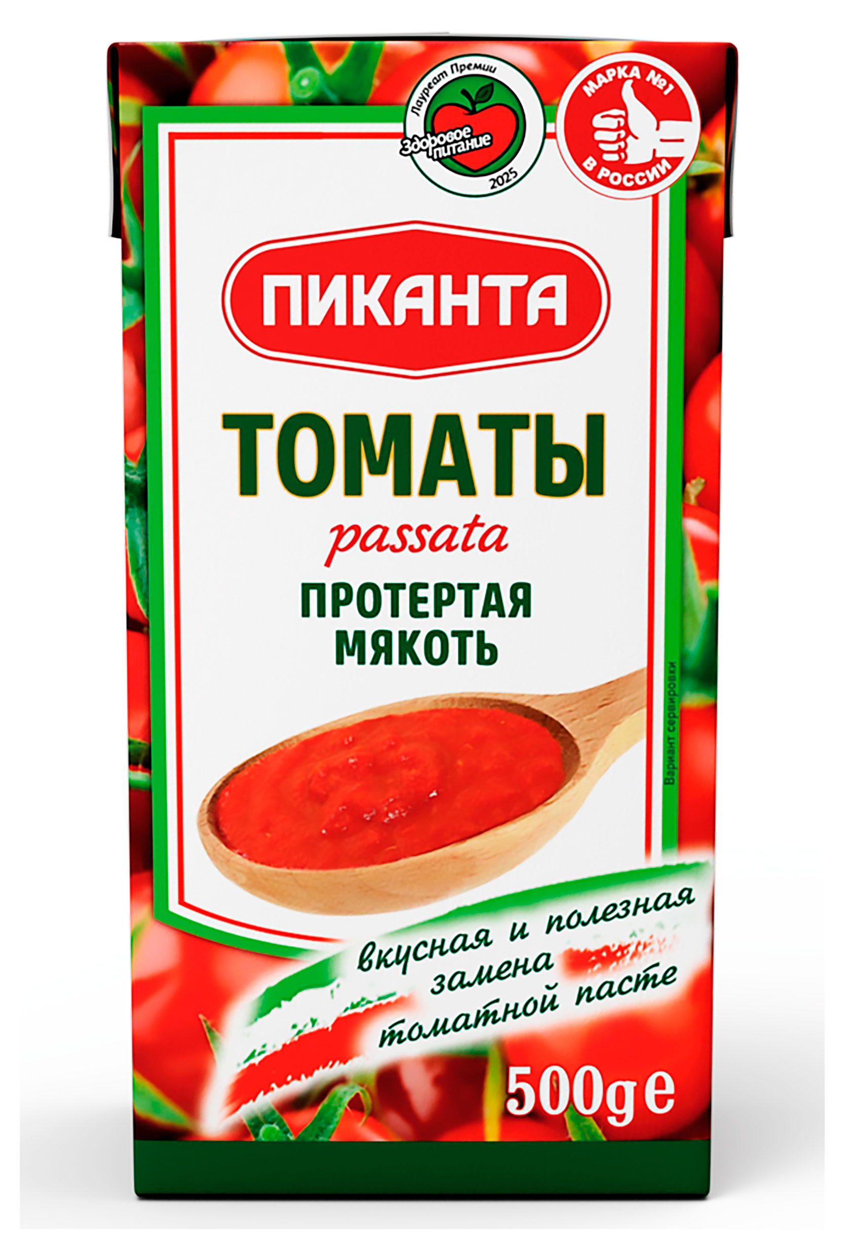 

Протертая мякоть томатов Пиканта Passata di Pomodoro, 500 г