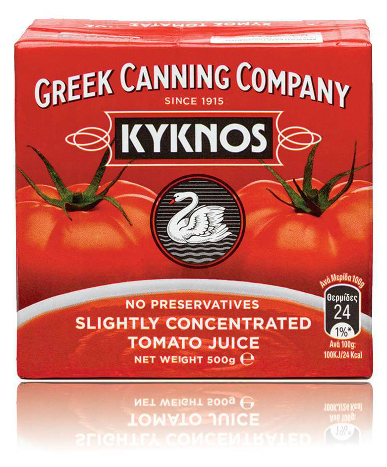 Изображение товара Томаты Kyknos протертые в собственном соку 0.5 кг — Греция