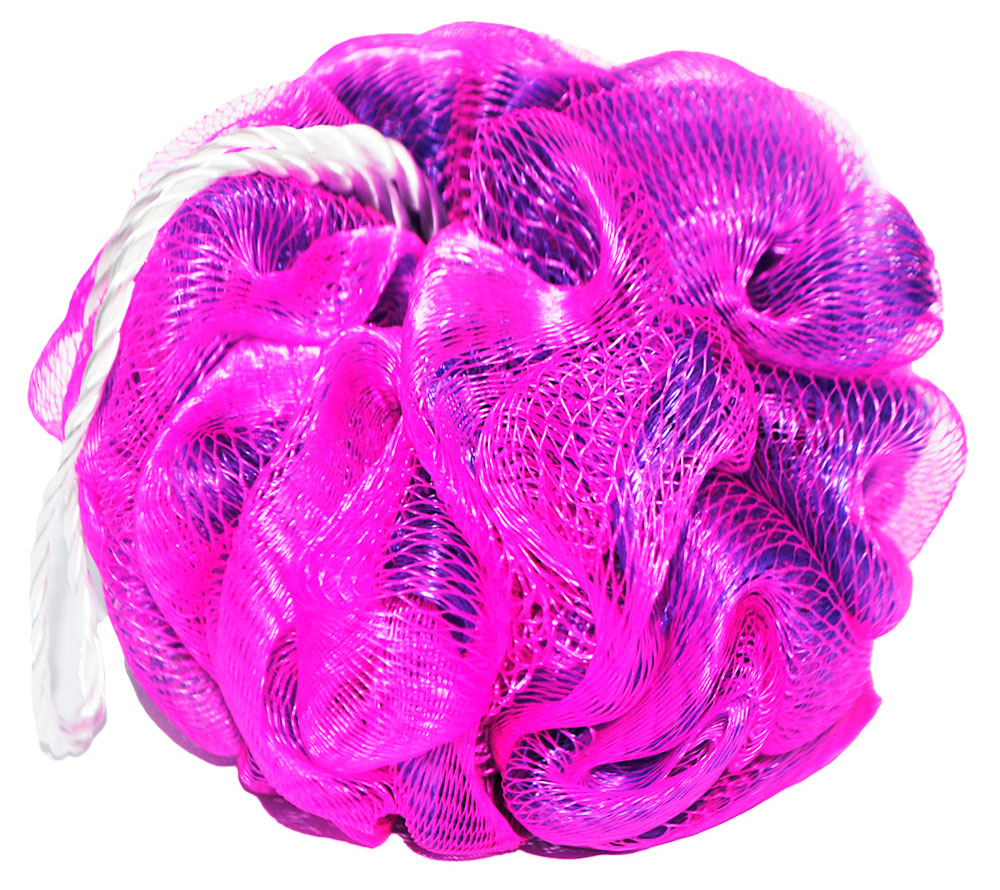 Изображение товара Мочалка синтетическая шар объемный, 1 шт в ассортименте