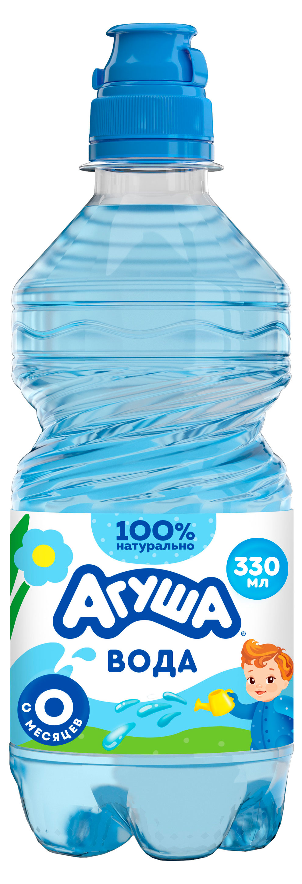 Изображение товара Вода питьевая детская «Агуша» для новорожденных, 330 мл