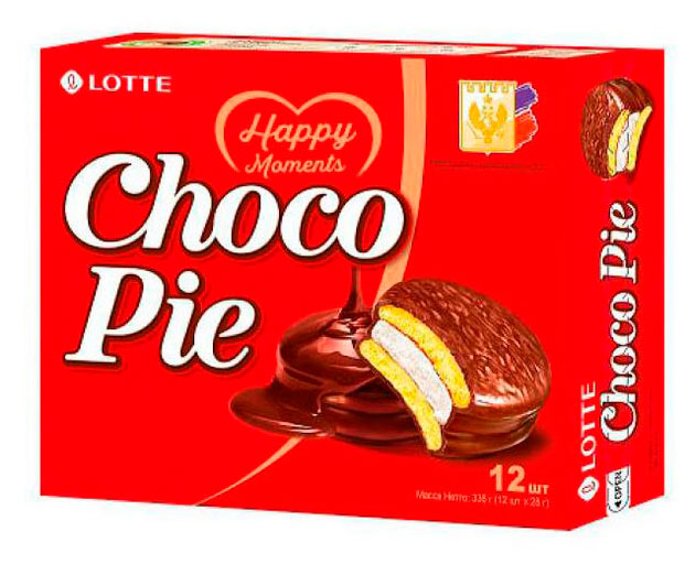 Изображение товара Печенье Lotte ChocoPie в глазури 336 г