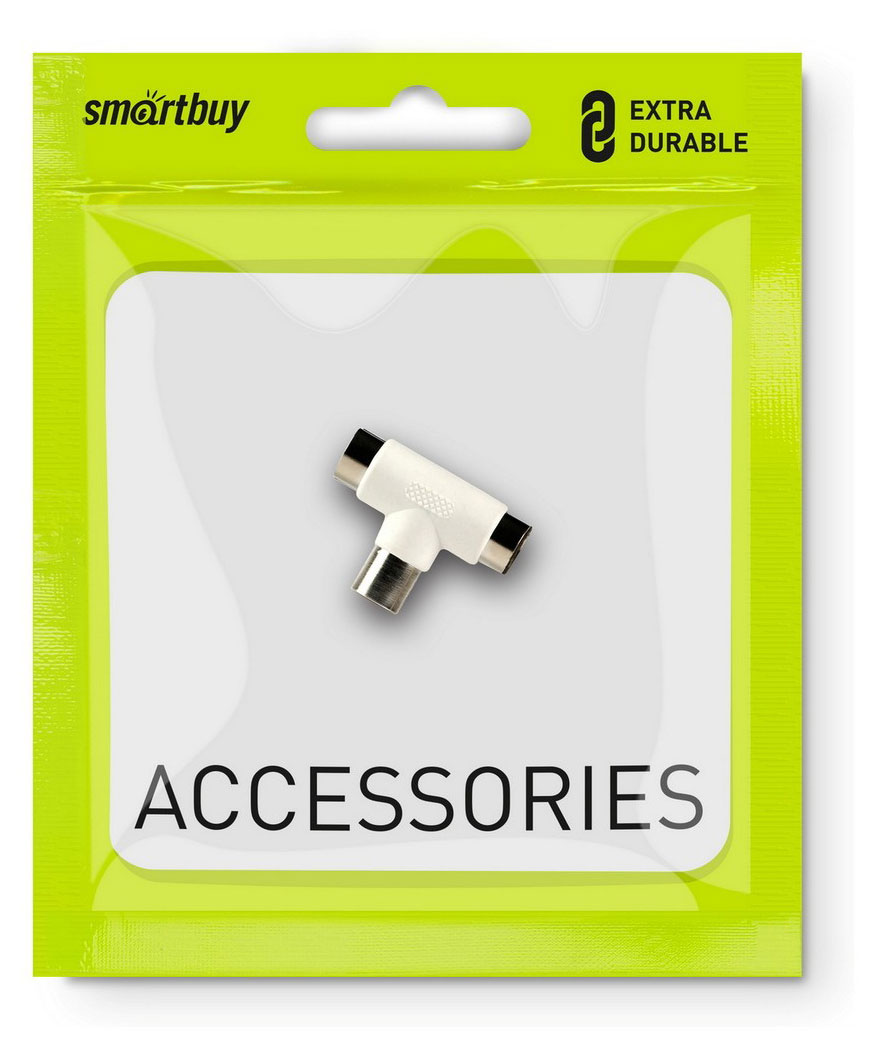 

Тройник SmartBuy 2хF-1хM телевизионный